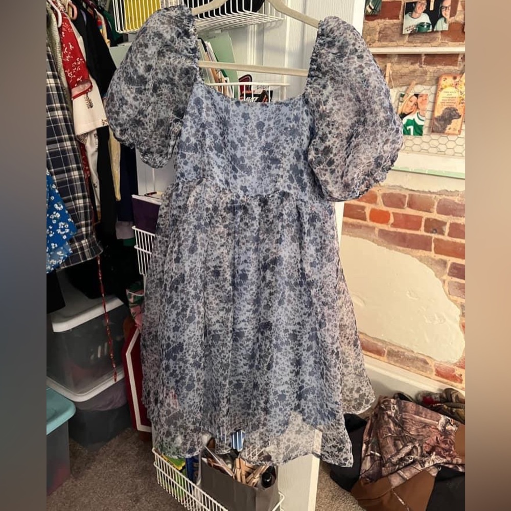 Floral Bouffant Dress